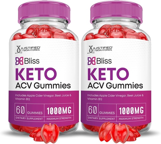 [BRSROCTQCMGRAAA6] Spravodlivé laboratóriá (2 balenia Bliss Keto ACV Gummies Advanced Formula 1000MG Bliss Keto Gummies Apple Cider Ocogar Boost Formulated with Pomegranate Beet Juice Powder B12 Vegan Non GMO 120 Gummy