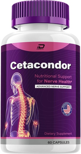 [BRSRAFQ3OV7ROAL4] Cetacondor Health & Brain Support – Cetacondor Advanced Nootropic Formula All-Natural Focus Supplement, Support Reviews (1 Pack - 60 Capsules)