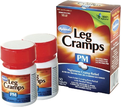 [BRSWI2TRPJ7BS3LA] Hyland's Leg Cramps PM Tablets, 50 Count (Pack of 2)