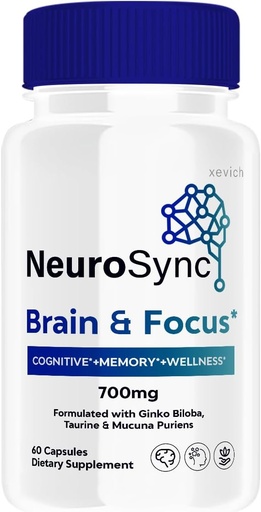 [BRSRAGQ2CINGA3LD] NeuroSync - Neuro Sync Pill Supplement (Single, 60 Capsules)