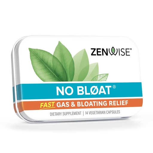 [BRSRMAI7BV6QIAI4] Zenwise Health No Bloat Probiotics for Women and Men Digestive Health with Ginger, Dandelion, and Lactase, Digestive Enzymes for Gas and Bloating Relief - Vegan Water Retention Pills - 14 CT