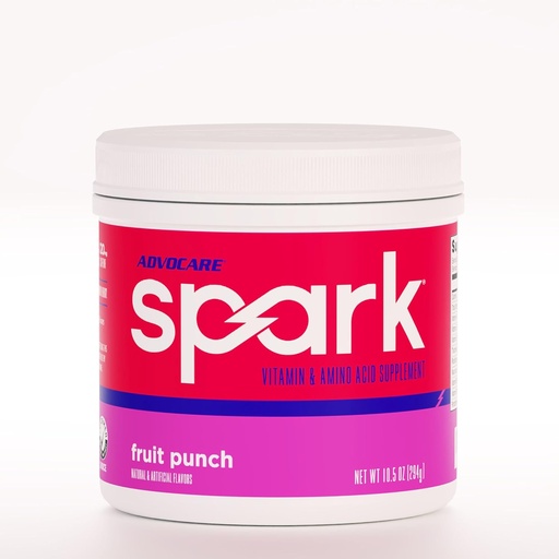 [BRSWIYLRBUGBWET6] AdvoCare Spark - Energy Drink Mix - Vitamin & Amino Acid Dodatek - Podporuje Energy & Focus - Přenosná imunitní podpora - Sugar- Free - Ovocný punč, (10.5 oz)