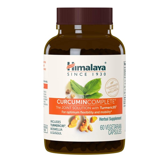 [BRSWY2QOOIDQOCTJ] Himalaya Curcumin Complete - Herbal Joint Support Supplement with Turmeric Curcumin for Joint Health and Mobility Support, 95% Curcuminoids - Vegan, Non-GMO, Gluten Free, 60 Capsules
