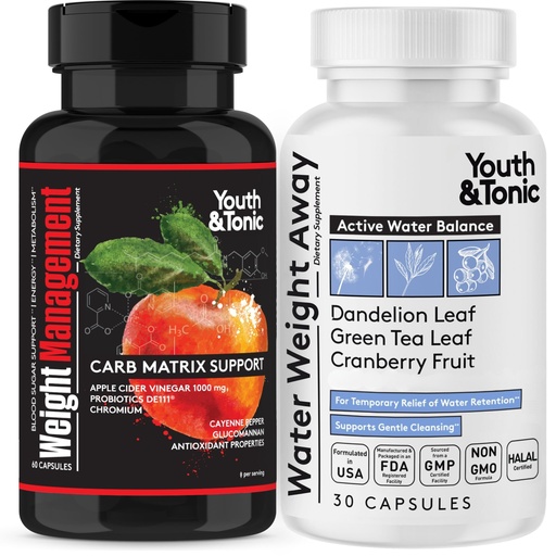 [BRSWYFARB4CQEE35] Water Loss & Weight Management Support for Women at Period | Pills to Balance Carbs Absorption & Relief Swelling & Belly Bloat Reducing Waist Line | Help Preventing Hormonal Weight Gain & Feel Lighter