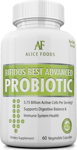 [BRSWIHT6DIGW2DDK] Fast Natural Bloating Relief - Bifidus Best Advanced Probiotic 60 Day + Kombucha Guide - Premium Probiotics für Männer und Frauen - für Darmprobleme, Bloating, Durchfall, Gas, Blasen, UTI