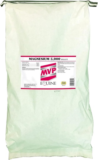 [BRSWGYYDAR6QICA2] MVP Magnesium 5,000 (50lb Bag) Calming/Metabolism/Muscle Function Support for Horses