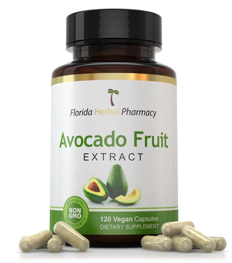 [BRSREYITCEOQOHT5] Florida Herbal Pharmacy, Avocado Fruit Extract Supplement Capsules 10:1 (120 Capsules)