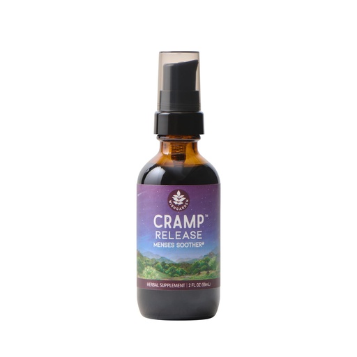 [BRSWIGARDFYBYEDC] WishGarden Herbs Cramp Release, Menstrual Cramp Relief, Herbal Tincture with Cramp Bark, Black Cohosh, Wild Yam, Period Pain Support, PMS Relief, Liquid Drops, 2oz