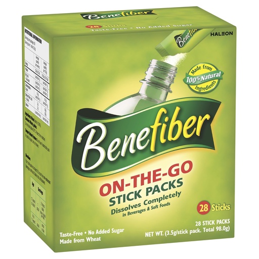 [BRSWGGI5AF6WCYD5] Benefiber Natural Fibre Supplement On-The-Go Stick 28 Pack