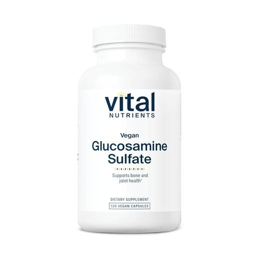 [BRSWIYQQCJ5RWEI7] Vital Nutrients Vegan Glucosamine Sulfate 750mg - Healthy Cartilage, Mobility, and Joint Support Supplement - Vegetable Source of Glucosamine - Gluten, Dairy, Soy Free - Non-GMO - 60 Capsules