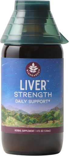 [BRSW2AQPAQGRM2A6] WishGarden Herbs Liver Strength Tonic - Plant-Based Herbal Liver Support Supplement with Burdock, Dandelion Root & Yellow Dock Root, Supports Liver Cleanse Detox & Repair, Healthy Liver Function, 4oz