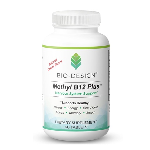 [BRSWGBD4BBYBQF34] Methyl B12 5000 mcg Plus Folate Supplement - Methylcobalamin, L-Methylfolate - Methylated & Bioavailable – Supports Healthy Nervous System, Energy Metabolism, & Brain Health - 60 Tablets