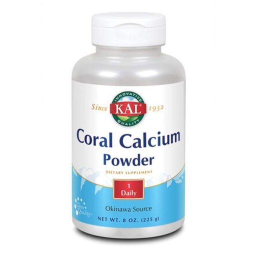 [BRSWIY34A4GBU2LU] KAL Coral Calcium Powder 1000 mg Tablets, Unflavored, 8 Ounce