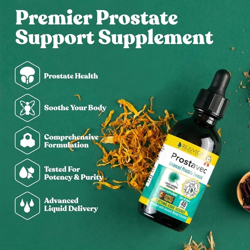 [BRSWGFQPCV6QG2TA] Prostavec Advanced Prostate Support Supplement - Dia for Faster Ab component with Pygeum, Saw Palmetto, Sting Nettle + Turmeric & Damiana - Vegan, Non-GMO - 4 fl ozz