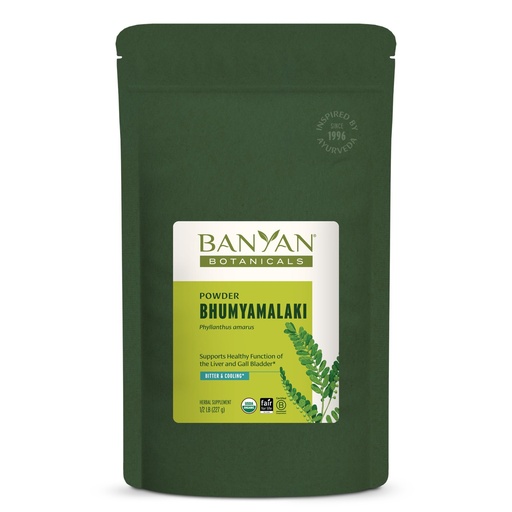 [BRSWIYYPAIPWEHLC] Banyan Botanicals Bhumyamalaki Powder – Organic Liver Health Supplement* – Phyllanthus spp. – for Natural Detoxification & Cleansing of The Liver* – 1/2 Pound – Non GMO Sustainably Sourced Vegan