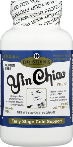 [BRSWIGT5AQOQE23K] DR SHENS Yin Chiao 750 Mg, 200 CT