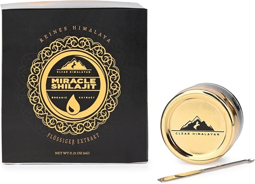 [BRSROAT2BUFBE33U] Acide fulvic Himalayan Shilajet Resine 10g (100 portion) - Mummyo authentique de la région de l'Himalaya/Source naturelle des minéraux fulvic et minéraux traces - RAW (10 g)