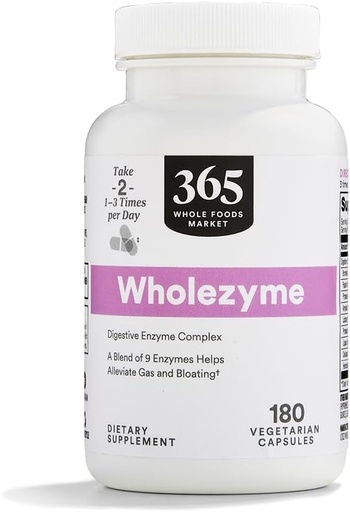 [BRSWGZQCBAAQ4CLP] 365 by Whole Foods Market, Wholezyme, 180 Count