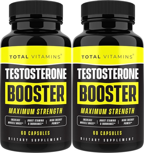 [BRSW2FIOA4IRE23O] Booster de testostérone - Supplément de testostérone pour les hommes - Suppléments d'amélioration masculine - Booster de testostérone pour les hommes pilules Alpha pour stimuler test croissance musculaire Max, Libido, énergie, et Stamina pilules
