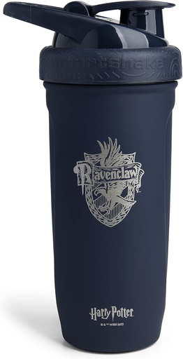 [BRSW2GIEA55BMDLK] Smartshake Reforce Stainless Steel Harry Potter Ravenclaw Shaker Bottle (900 ML /30oz) | Light Weight Resistance Sports Shaker Bottle with a Soft Lid | Leakproof, BPA Free & DEHP Free