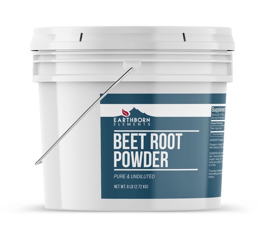 [BRSRMADRA4PGG3IY] Earthborn Elements Beet Root Powder 1 Gallon Bucket, Pure & Undiluted, Smoothies & Shakes