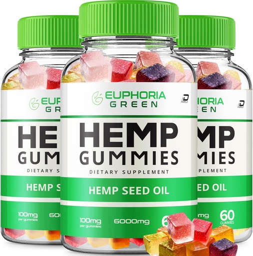 [BRSRAYIPAUHQ2DL6] Euphoria Green Hemp Gummies - with Hemp Seed Extract EuphoriaGreen Hemp Gummies Tinnitus Herbal Supplement, Health and Wellness Support, All Natural Euphoria Green Hemp Gummy (3 Pack - 180 Gummies)