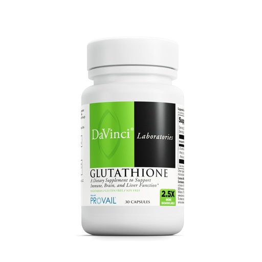 [BRSROHANDEFWKELX] DAVINCI Labs - Glutathione - 30 Capsules