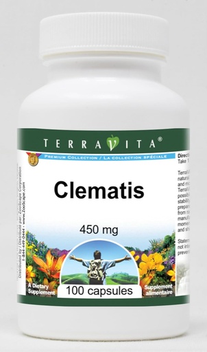 [BRSWG2QBBYFBG2DU] Terravita Clematis - 450 mg (100 Capsules, ZIN: 519799)