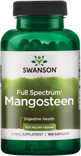 [BRSWIY36BR7GOCDO] Swanson Full Spectrum Mangosteen- 500 mg 100 Capsules