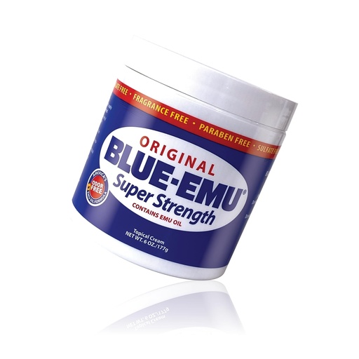 [BRSROZI3CJ6WKYAU] BLUE-EMU Original Super Strength Cream, Soothing Muscle & Joint Support, 6 Oz