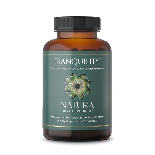 [BRSWIEYIBMNGY23M] Natura Health Products Tranquility Supplement - Supports Relaxation - Featuring L-Theanine, Lemon Balm, Saffron, Kava, Skullcap, Lavender and Passion Flower (90 Capsules)