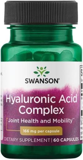 [BRSWIFIQOF6RMGY7] Swanson Super Potency Hyal-Joint Hyaluronic Acid Complex 166 Milligrams 60 Capsules