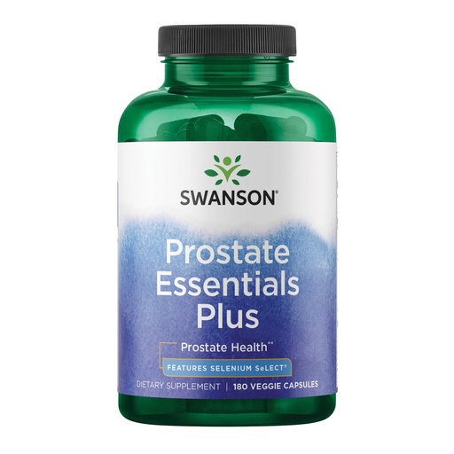 [BRSWKZQHBQBBQEQ7] Swanson Prostate Essentials Plus Herbal Supplement for Men Over 40 Seeking Urinary and Prostate Health (180 Veggie Capsules)
