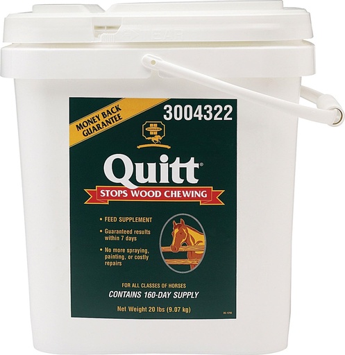 [BRSWIYQIOUPQIYDI] Farnam Quitt Wood Chewing Supplement for Horses, 20-Pound