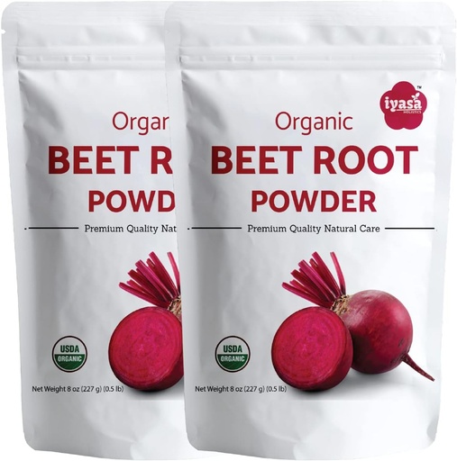 [BRSW2CY3OEBAAFDU] Iyasa Organic Beet Root Powder, Plant Based, Vegan, Gluteenivaba, Beetroot Superfood Küpsetamiseks ja Küpsetamiseks 1 lb 16 oz 453 g