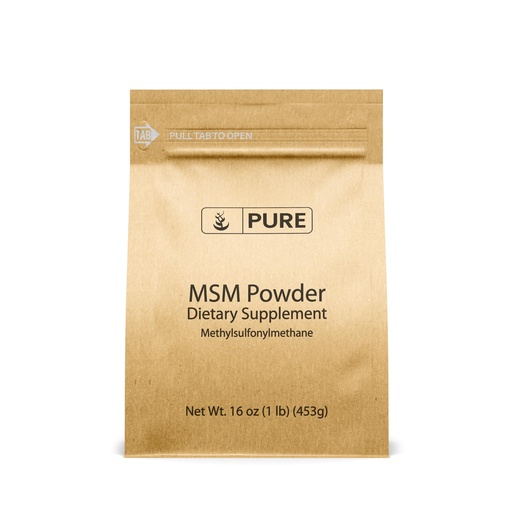 [BRSWGHAZCUARSCI4] PURE ORIGINAL INGREDIENTS Methylsulfonylmethane (1lb) MSM, Natural Sulfur Dietary Supplement