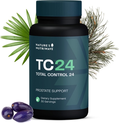 [BRSRAA34BVYGYF3Z] TC24 - Natural Supplement with Myrciaria Jaboticab, Lipophytol, Pygeum Africanum Extract & Boron | Non-GMO, Stimulant-Free, Easy-to-Take | Made in USA, GMP-Certified | 60 Capsules, 1 Month Supply