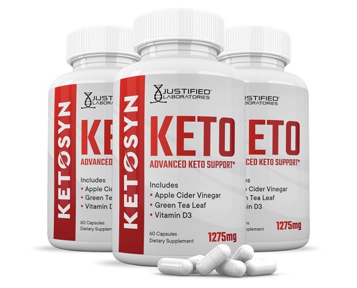 [BRSRAYAQPIMBGAIY] (3 Pack) Ketosyn Keto ACV Pills 1275MG Keto Support Blend Capsule Alternative to Keto ACV Gummies Formulated with Apple Cider Vinegar Extra Virgin Olive Oil Powder Green Tea Leaf 180 Capsules