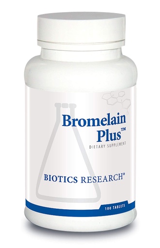 [BRSWGFIQBB6BMHIY] Biotics Research Bromelain Plus Lactose Free Dairy Free Digestive Support, Supports Healthy and Balanced Physiological Pathways, Muscle Relaxation and Comfort, Bromelain 2500 MCU g, Papain 100 Tablets