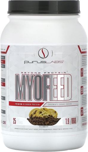 [BRSWGFT6BMNRSEY6] Purus Labs Myofeed Brended Protety  по Ultra Filtered Whey Isolat & Confect   по избор Fiber & Digestive Enzymes по 25 Servings (Chocolate Cookie Crunch)