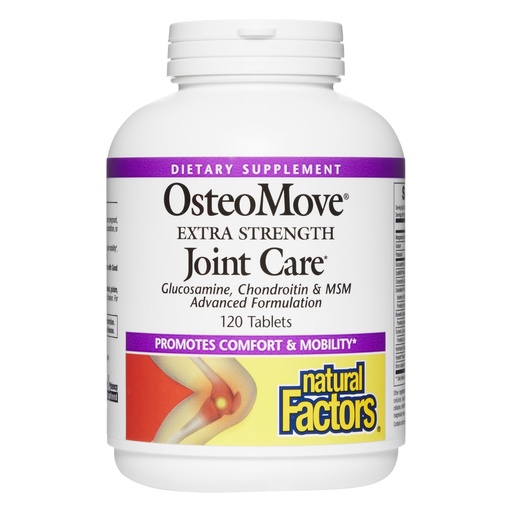 [BRSWIZTYPMJQGHTU] Natural Factors, OsteoMove Joint Care, Extra Strength Support for Joint and Bone Health, Non-GMO, 120 tablets (60 servings)