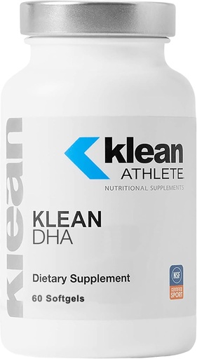 [BRSROAL6CUHAKDL7] Klean Athlete Klean DHA - DHA Supplement for Athletes - Supports Heart & Brain Health* - Omega 3 Fish Oil - with EPA & DHA - Non-GMO & Gluten Free - 60 Softgels