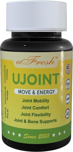[BRSRAGQ5DENGM2T2] UJoint Move & Energy Joint Flexibility and Mobility Dietary Supplements, 30 Day Supply, 60 Capsules (1)