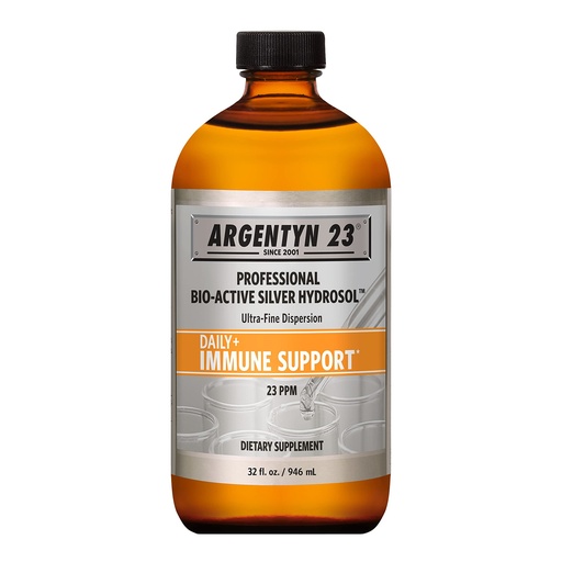 [BRSWGZIPBB7AKAI3] Argentyn 23 Professional Immune Support - Colloidal Silver, Bio-Active Silver Hydrosol, 23 ppm, Liquid Twist Top, 32 Fl Oz (946 mL)