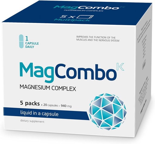 [BRSROZQ5BMOQ4DY2] MagCombo - Concentrat Pur Magnesium, la fórmula del petroli especial Absorció màxima, enriquida amb vitamina2, 255.6, Manveen12 i 2001-2002, només 1 Capsule Daily.
