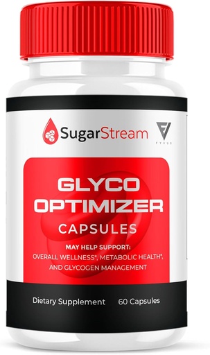 [BRSRAAIOAUGQK2AZ] Sugar Stream Glyco Optimizer Capsules, SugarStream Advanced Glyco Optimizer and Blood Support Supplement, Sugar Stream Maximum Strength Glycogen Support Multivitamin Formula (60 Capsules)