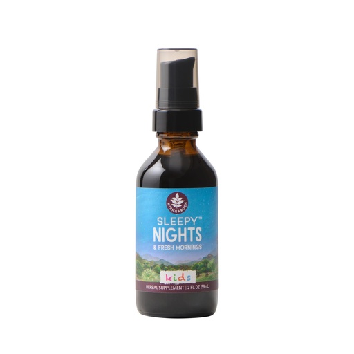 [BRSWKHALCMMQ4DLF] WishGarden Herbs Sleepy Nights for Kids - All-Natural Herbal Sleep Aid Tincture Without Melatonin, Organic Sleep Supplement with Passionflower & Scullcap, Supports Safe and Restful Deep Sleep, 2oz