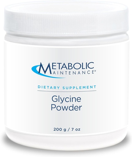 [BRSWIYQHAEPQIEIV] Metabolic Maintenance Glycine Powder, 200g - Calm Support, Liver Detoxification, Joint Health & Collagen Production - Amino Acid Supplement