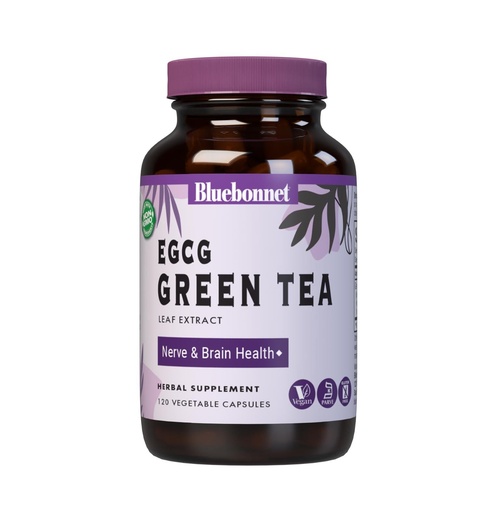 [BRSWIYYPDMDBA23A] BlueBonnet EGCG Green Tea Leaf Extract Supplement, 120 Count