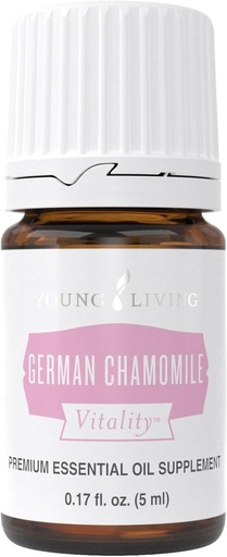 [BRSWKEYCCJYGK3TK] Young Living - German Chamomile Vitality 5 ml | Antioxidant & Natural Calmness Support | Dietary Supplement | Calming Aromatherapy | Ancient Herbal Remedy for Relaxation